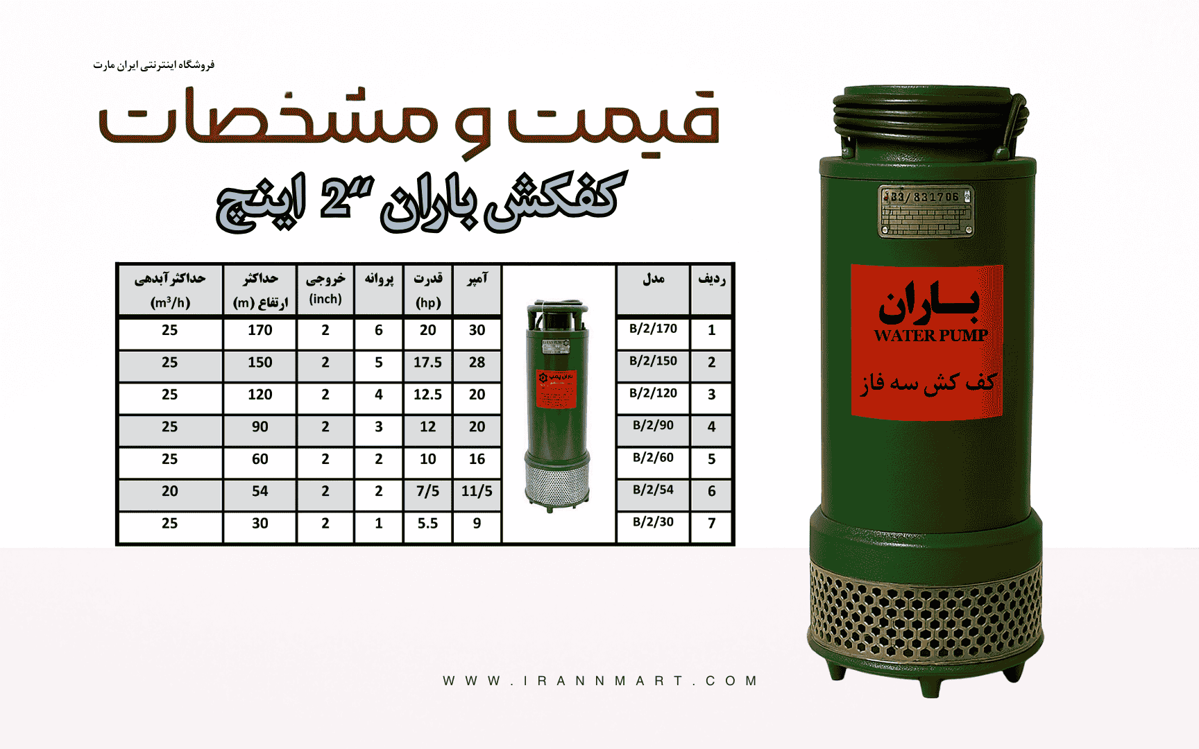 کفکش باران 2 اینچ | خرید کفکش باران اصل + قیمت روز و مشخصات فنی